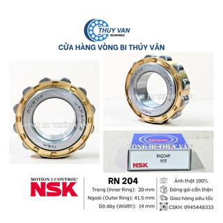 Vòng bi bạc đạn đũa lệch tâm, hộp số, mô tơ rn 203 204 205 206 207 208 209 210 hãng nsk