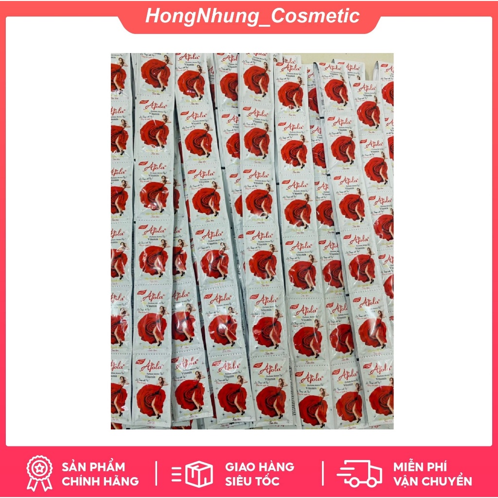 Sữa Tắm Trắng Da Hoa Hồng Ajola dây 12 gói