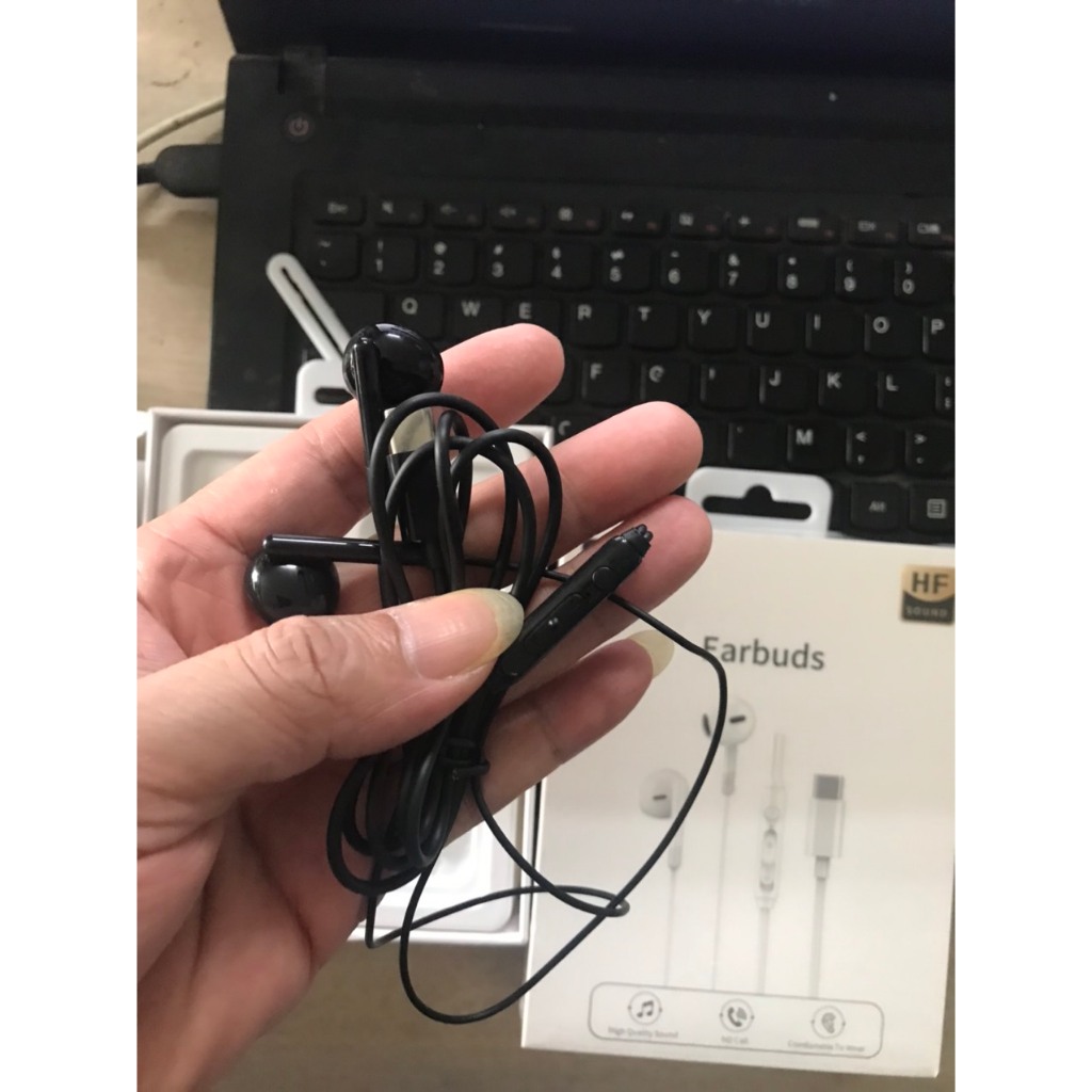 TAI NGHE CÓ MÍC CHÂN CẮM TYPE-C DÙNG CHO IPHONE 15/MAC/CÁC DÒNG ĐIỆN THOẠI JACK TYPE C WIWU EB315/EB314/EB316 IN-EAR