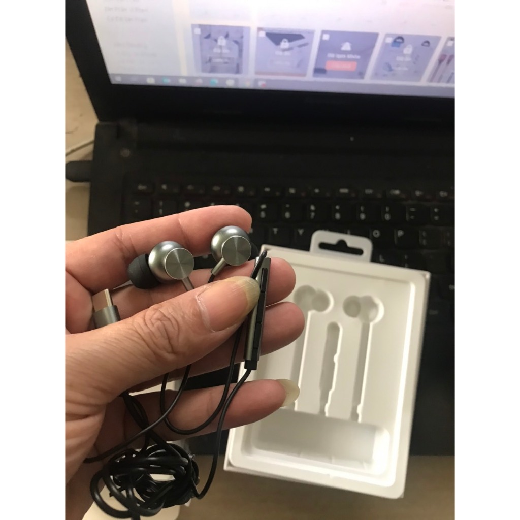 TAI NGHE CÓ MÍC CHÂN CẮM TYPE-C DÙNG CHO IPHONE 15/MAC/CÁC DÒNG ĐIỆN THOẠI JACK TYPE C WIWU EB315/EB314/EB316 IN-EAR