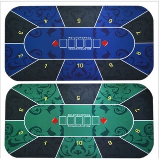 Thảm poker chơi bài, tài sửu texas hold’em mặt nỉ kích thước 180 cm * 90 cm