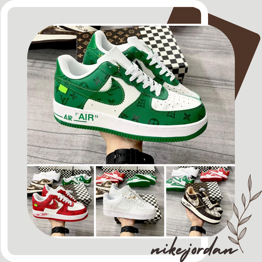 Giày Nike_AF1 Nam Nữ, Giày LV Hàng Đẹp Full Box Bill