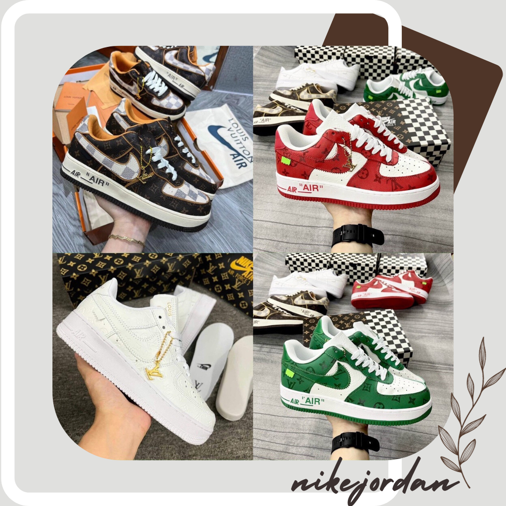 Giày Nike_AF1 Nam Nữ, Giày LV Hàng Đẹp Full Box Bill