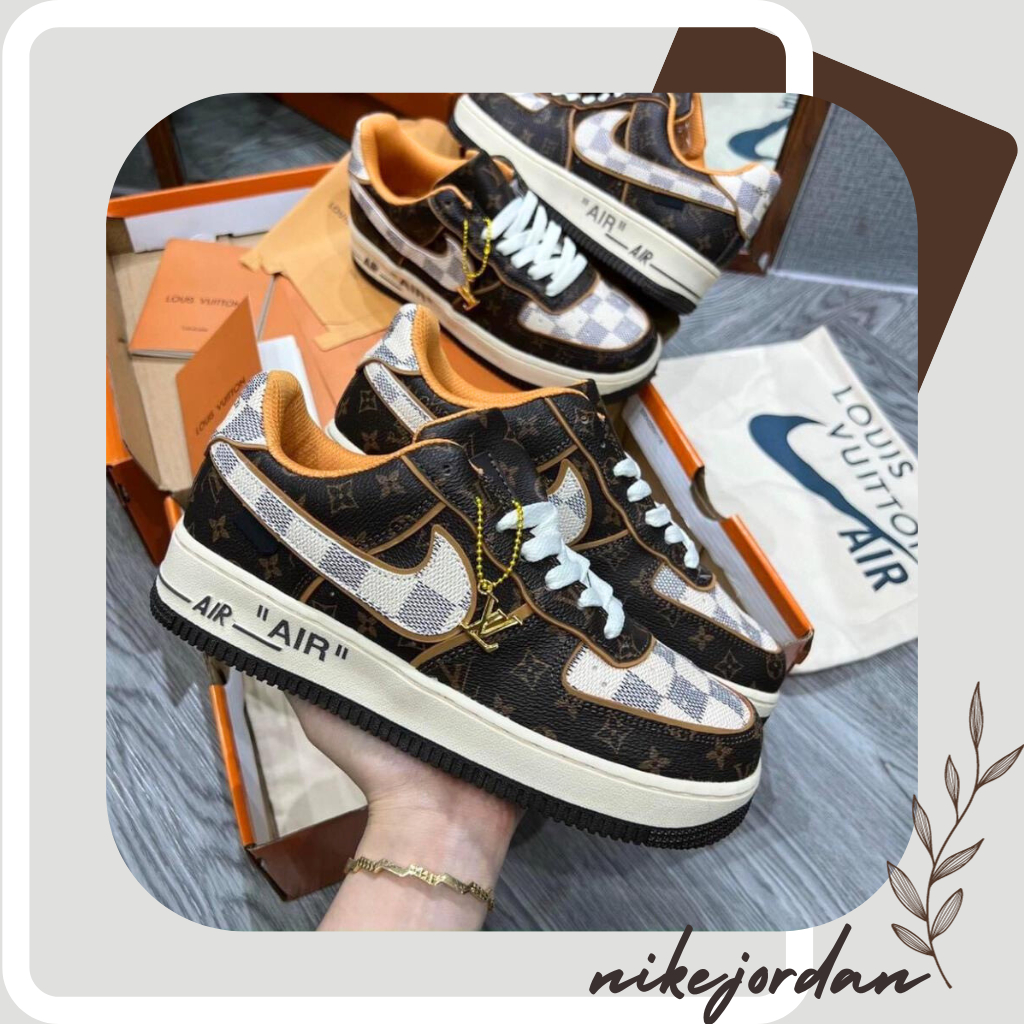 Giày Nike_AF1 Nam Nữ, Giày LV Hàng Đẹp Full Box Bill