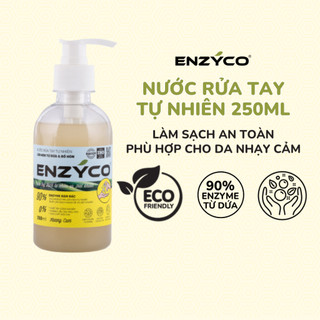 Nước Rửa Tay Sinh Học Hương Cam ENZYCO 250ml Sạch Khuẩn, Enzyme Từ Dứa Cho Da Nhạy Cảm