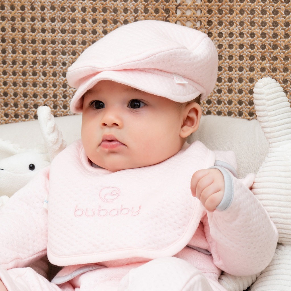 Yếm tròn chần bông mềm mại phù hợp cho bé - Quilted ABS012200 | Phụ kiện BU Baby chính hãng
