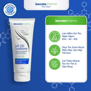 Dầu xả dưỡng tóc dành cho tóc gàu - ngăn gàu - phục hồi tóc hư tổn Soft 250 Conditioner 200ml