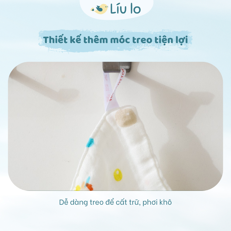 Khăn Sữa Xô Cotton 6 Lớp Cao Cấp Hoạ Tiết Dễ Thương, Mềm Mại, Thân Thiện Với Da Bé