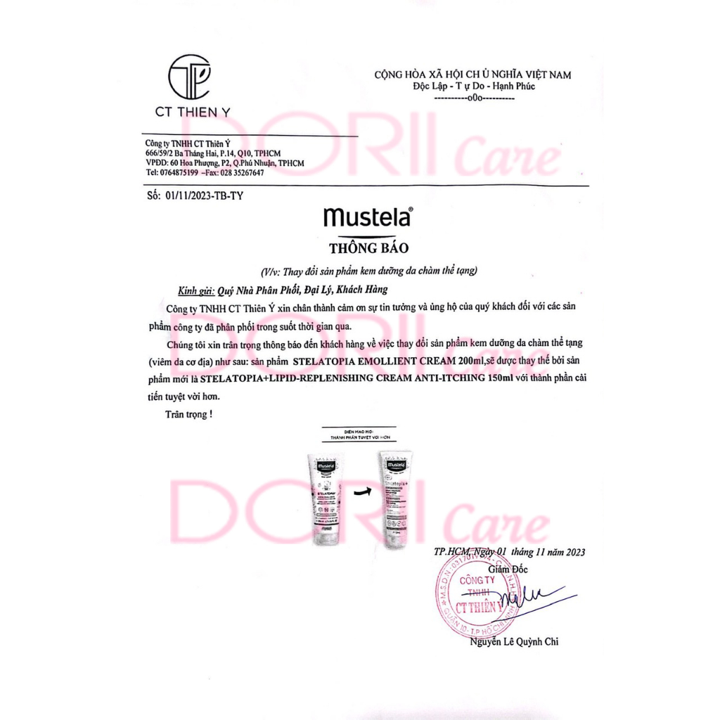 Mustela Kem Dưỡng Da Chàm Thể Tạng  Stelatopia Emollient Cream 150ml
