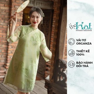 Đầm Hỷ Nhi The Kat House, vải tơ organza cao cấp, mềm mại, form dáng chữ A, tôn dáng, kiều diễm