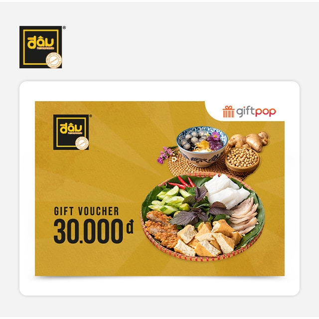 Phiếu Quà Tặng Đậu Homemade 30K