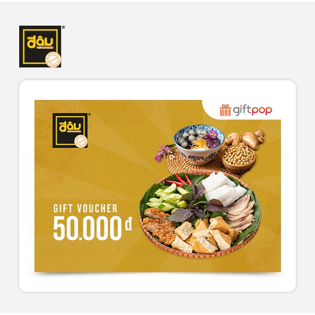 Phiếu Quà Tặng Đậu Homemade 50K