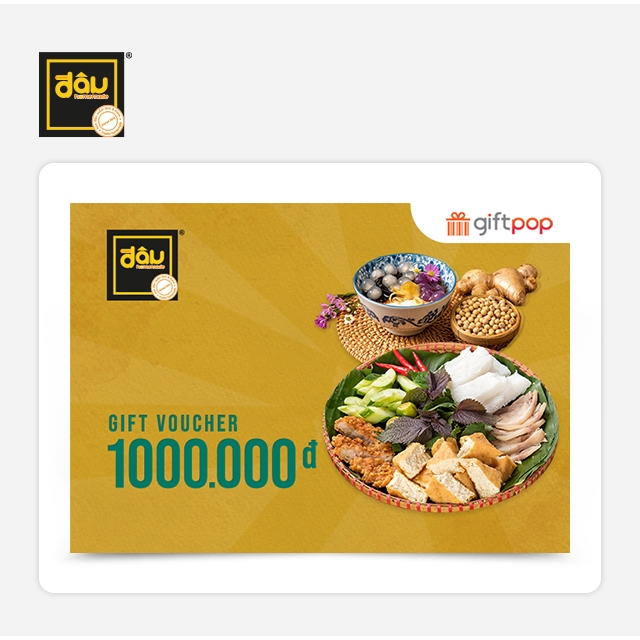 Phiếu Quà Tặng Đậu Homemade 1000K