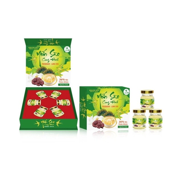 Yến sào khánh hoà gold nest FUCODAN LINH CHI