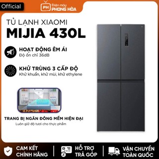 Tủ lạnh 4 cánh Inventer Xiaomi Mijia 430L- Có ngăn đông mềm-Bảo hành 18 tháng