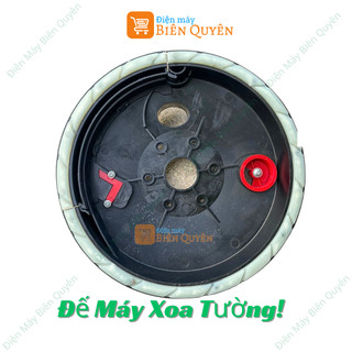 Ốp mâm máy xoa tường - vành chắn bụi máy chà tường - đế máy doa tường 180 màu đen đánh bóng tường