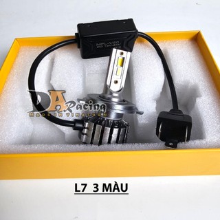 1 bóng- pha led 3 màu 35w chân h4