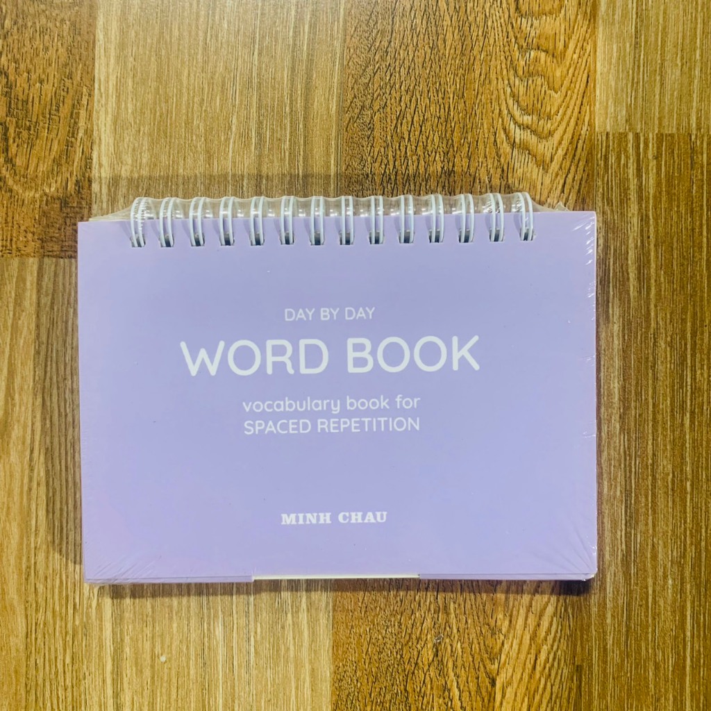 Sổ học từ vựng A6 Minh Châu bìa màu pastel xinh xắn 120 trang kích thước 10.5cm x 15cm MC878