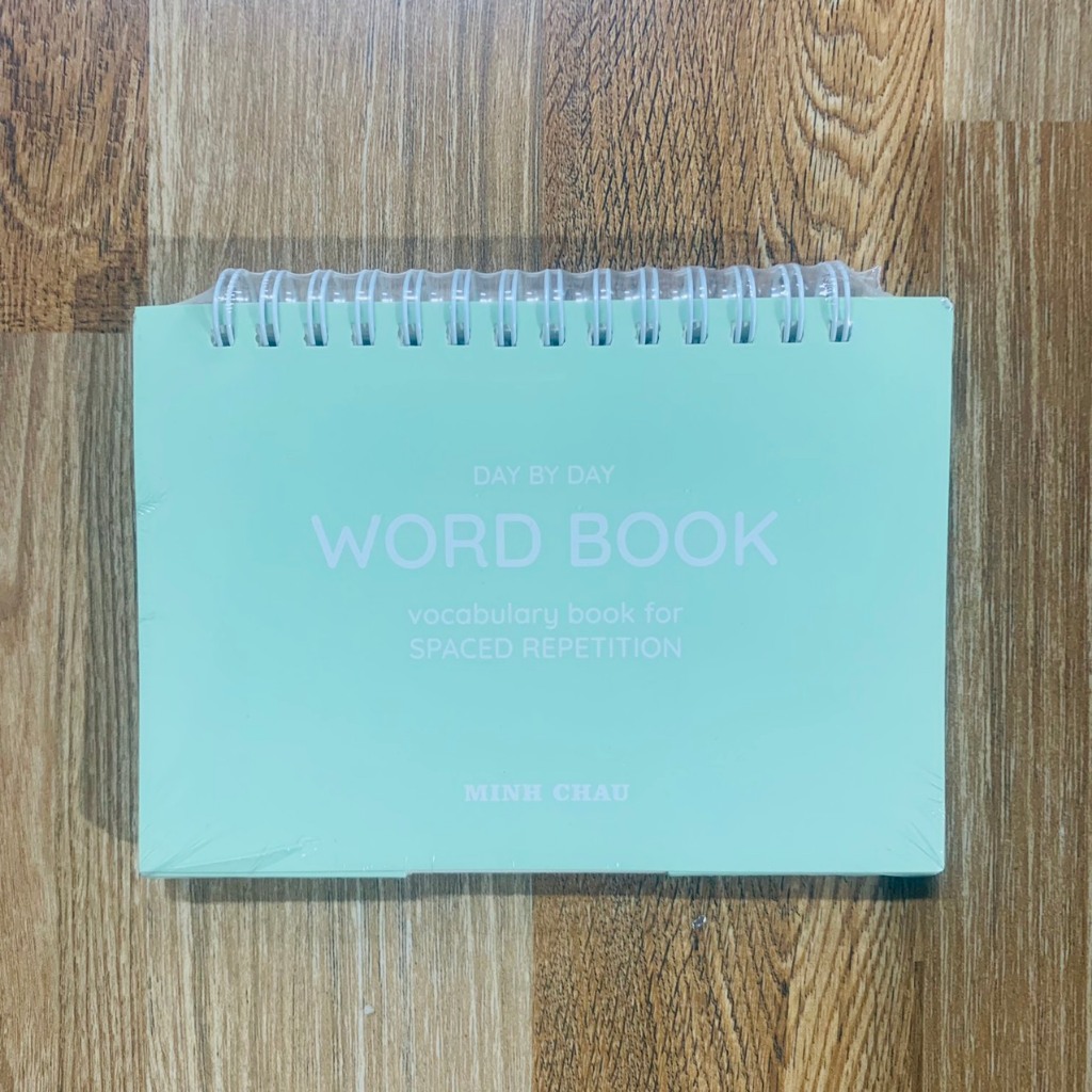 Sổ học từ vựng A6 Minh Châu bìa màu pastel xinh xắn 120 trang kích thước 10.5cm x 15cm MC878