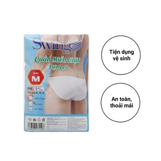 5 cái quần lót miễn giặt nam Swing size M