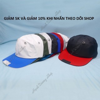 Nón kết nam, mũ lưỡi trai thời trang vải dù trơn bóng dành cho nam và nữ, nón phối màu độc đáo thời trang đẳng cấp