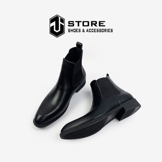Giày CHELSEA BOOT CLASSIC J1, Boot Nam Da Bò Nguyên Tấm Đế Cao Su Đúc Nguyên Khối