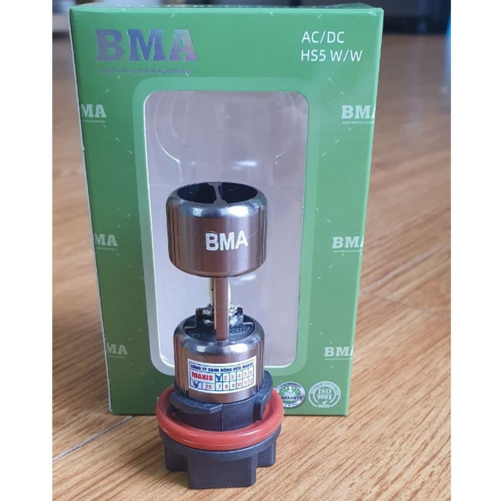 ĐÈN PHA XE MÁY CHÂN Hs5 SIÊU SÁNG, CÓ ÁNH SÁNG COS VÀNG PHA TRẮNG