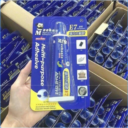 Keo dán màn hình, keo dán đa năng iStick 15ml hàng siêu chuẩn có đen và trắng / Keo E7