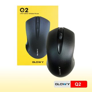Chuột không dây gloway q2 - chính hãng - bảo hành 12 tháng ! thiết kế đẹp mắt, lướt chuột êm ái