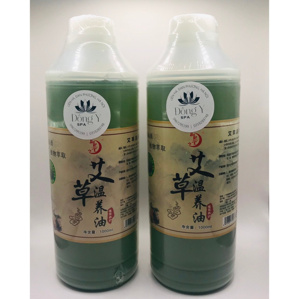 Dầu massage ngải cứu ấm nóng, massage body, giảm béo