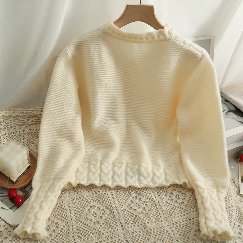 ÁO LEN LƯỚI BÔNG HOA