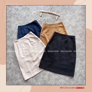 Chân váy a nessa trơn không có cạp - 8051