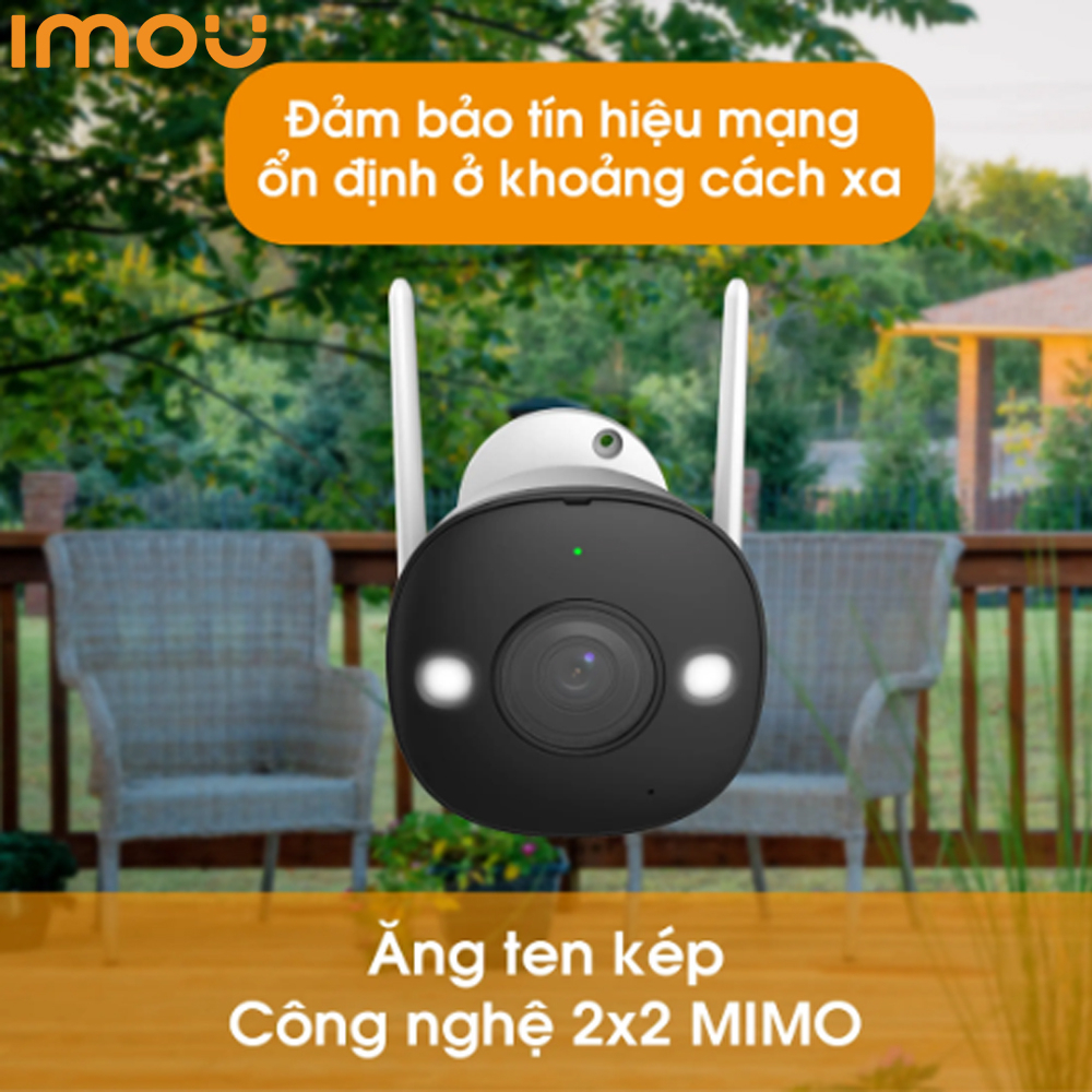 Camera wifi Imou F22P, F22FP, F22FEP 2MP 1080P Có màu ban đêm , Tích hợp míc thu âm , Hình ảnh Full HD - BH 24 Tháng
