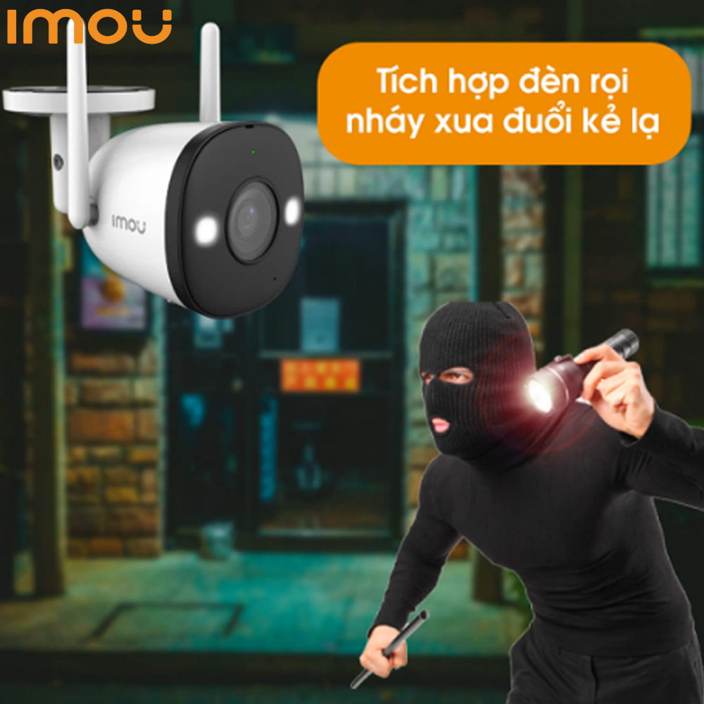 Camera wifi Imou F22P, F22FP, F22FEP 2MP 1080P Có màu ban đêm , Tích hợp míc thu âm , Hình ảnh Full HD - BH 24 Tháng