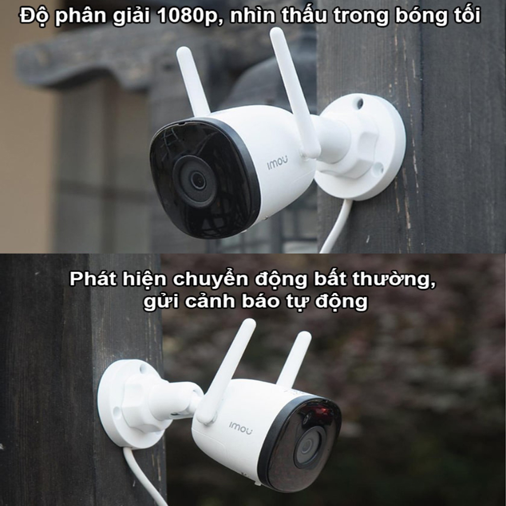 Camera wifi Imou F22P, F22FP, F22FEP 2MP 1080P Có màu ban đêm , Tích hợp míc thu âm , Hình ảnh Full HD - BH 24 Tháng
