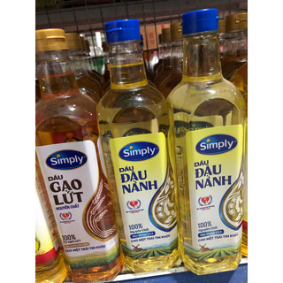 Dầu đậu nành Simply chai 1 lít