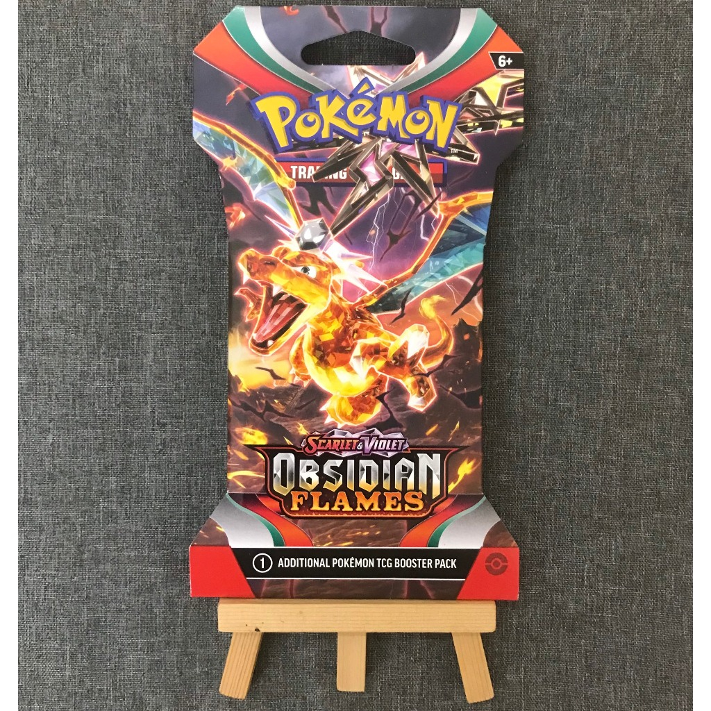 Gói bài Obsidian Flames Sleeved Booster Pack chính hãng - Túi thẻ lẻ Scarlet & Violet Pokemon TCG tiếng Anh
