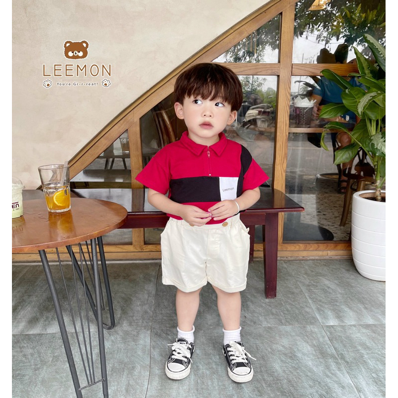 Bộ cộc cho bé trai bé gái đi học chi chơi mẫu thời trang hàng thiết kế