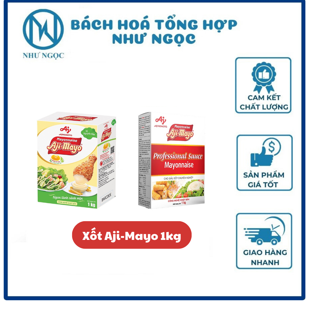 Xốt Mayonnaise Aji-mayo Hộp 1Kg -Bách Hóa Tổng Hợp Như Ngọc