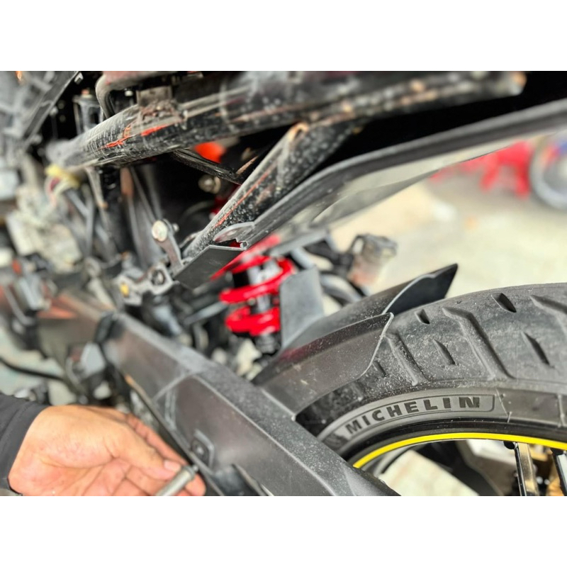 Phuộc Profender Exciter 150 1 tăng chỉnh Lò xo đỏ, BH 3 năm