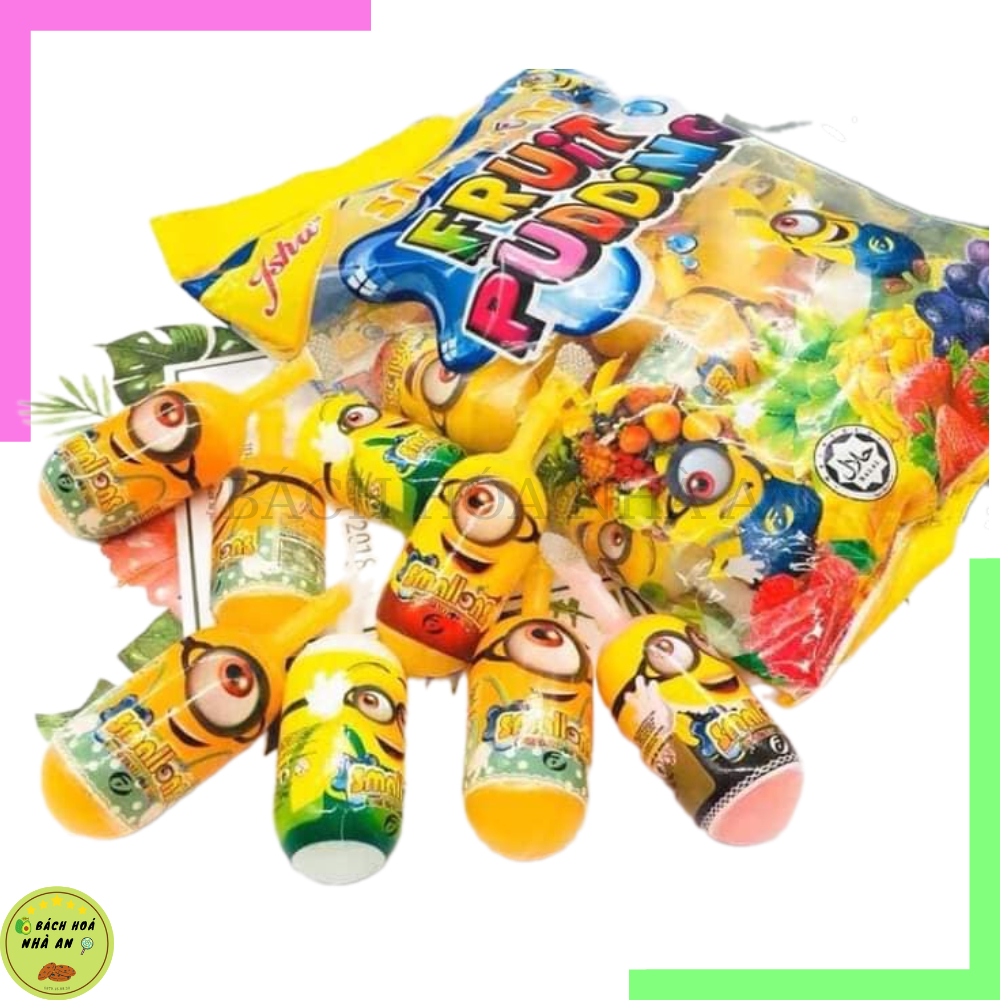 Thạch Trái Cây Fruit Pudding Minion | Túi 24 cây