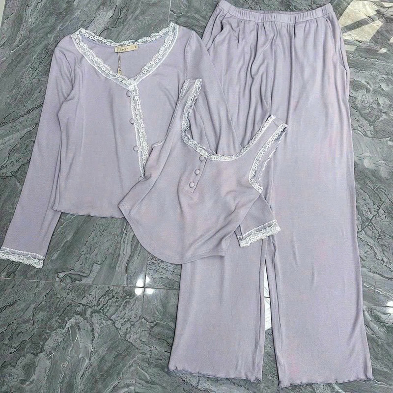 Bộ tiểu thư đồ bộ mặc nhà cao cấp