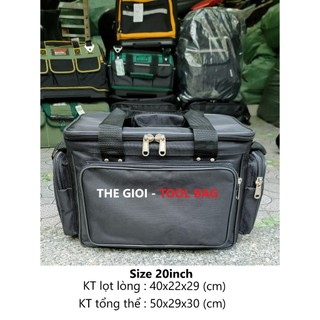 Túi đựng đồ nghề VIP-20inch hàng Cty- đầu khóa 12li-vải lót dầy