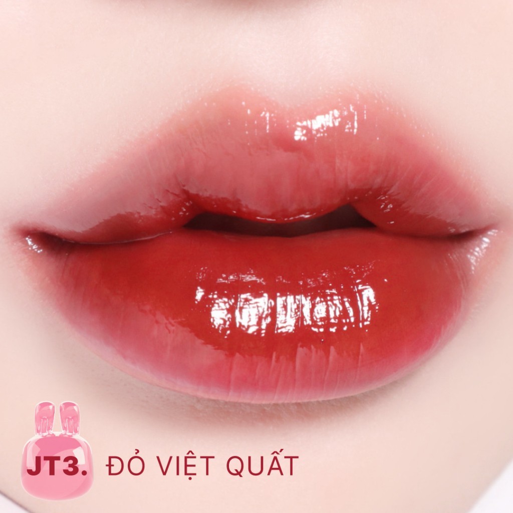 [Chỉ còn 68,600 sau khi áp Voucher] Son Tint Bóng Thuần Chay, Ẩm Mọng, Bền Màu FOIF Juicy Fit Tint 3g