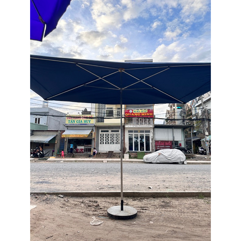 Dù chữ nhật siêu rộng siêu to kt 3m2*2m2 cao 2m8 vải cao cấp chưa có đế