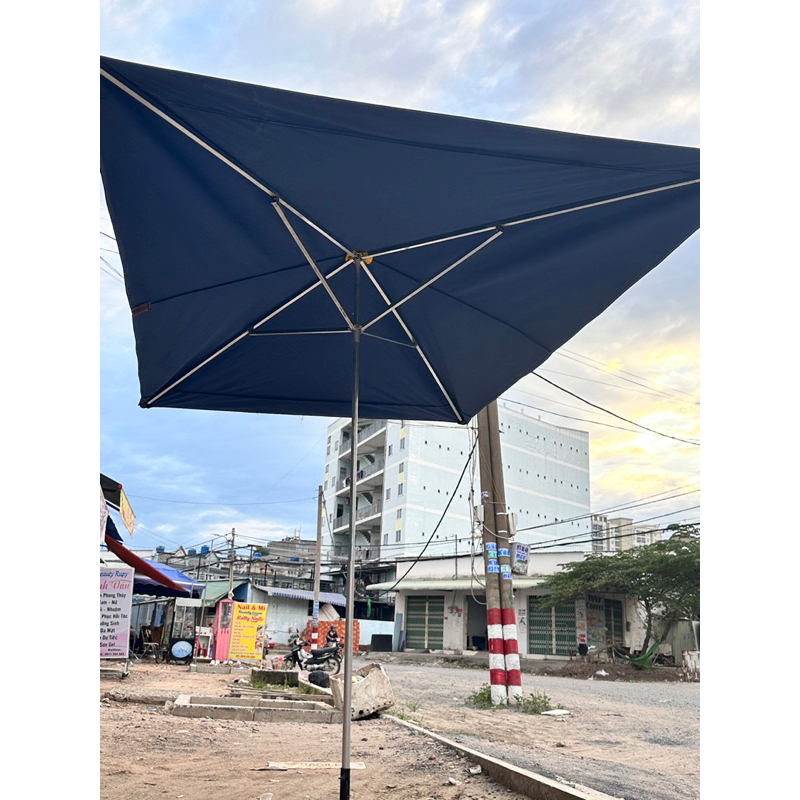 Dù chữ nhật siêu rộng siêu to kt 3m2*2m2 cao 2m8 vải cao cấp chưa có đế
