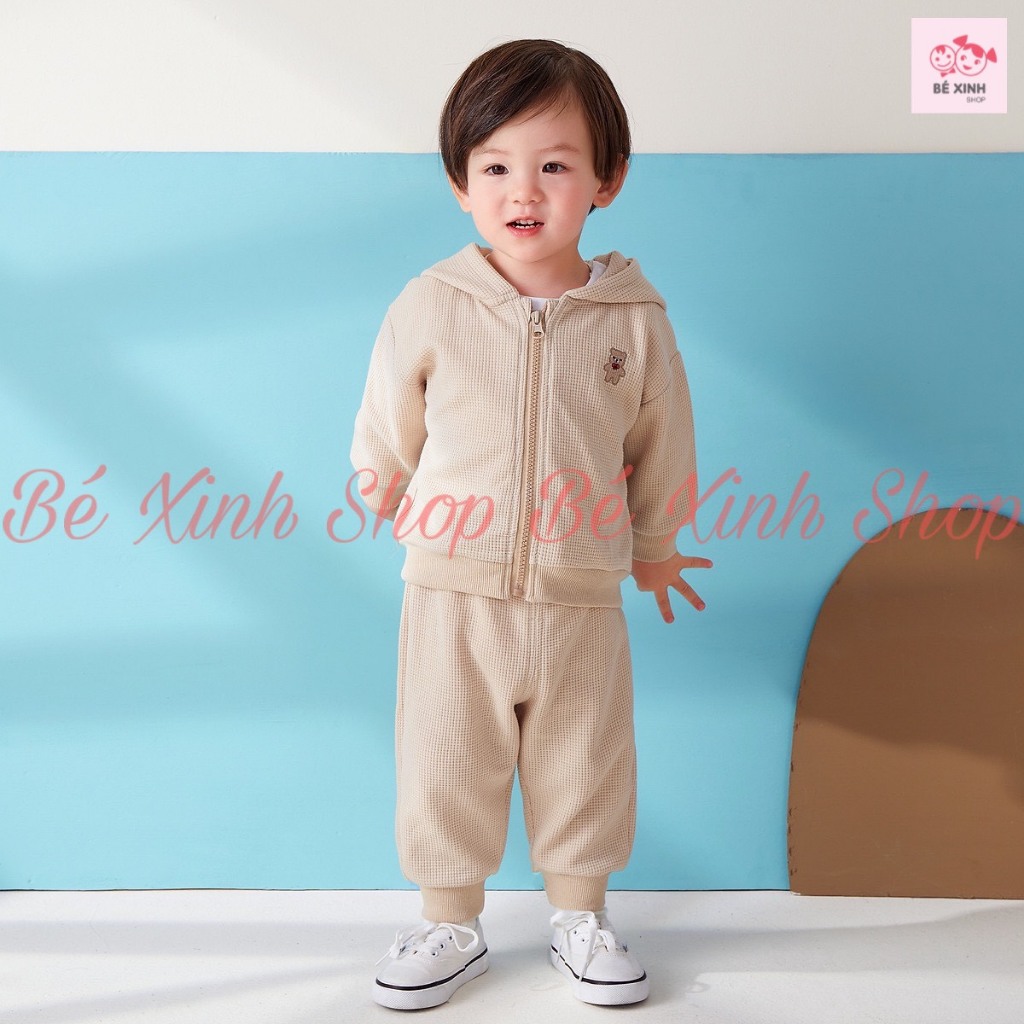 Đồ Tết Bé Trai Đồ Bộ Áo Khoác Dài Tay Cho Trẻ Em 8-18kg Bé_Xinh  Bộ Quần Áo Khoác Cho Bé Trai SET THIẾT KẾ
