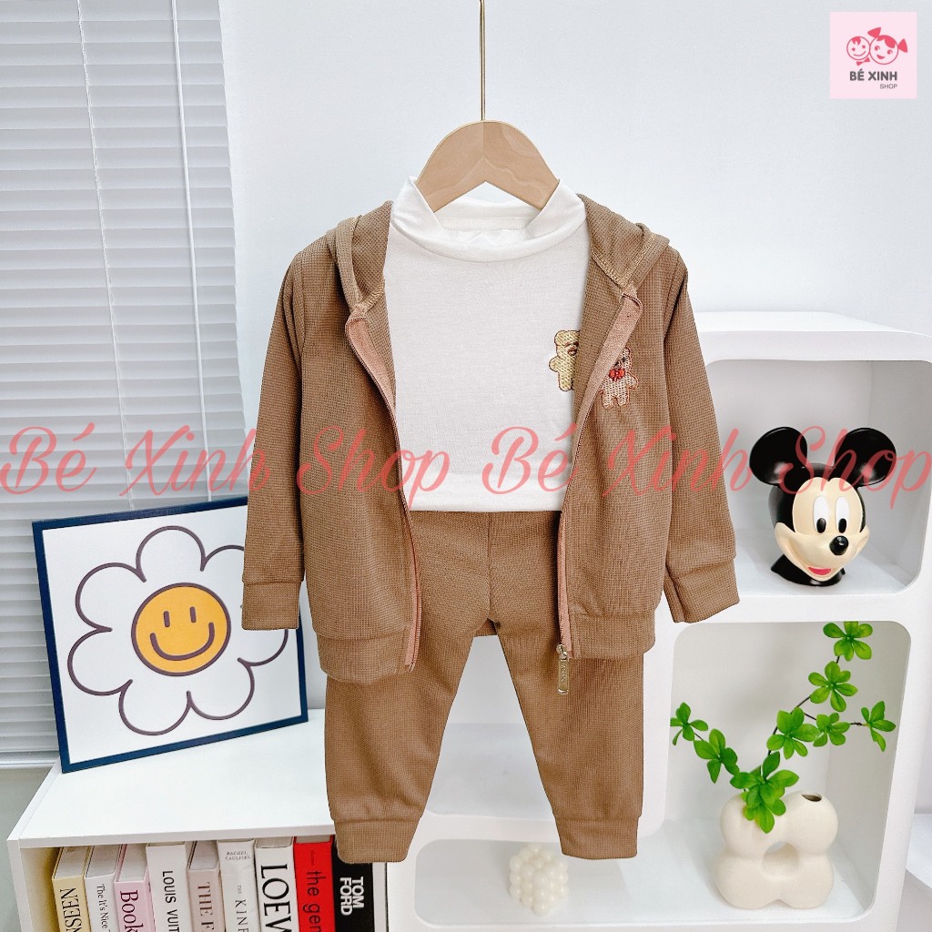 Đồ Tết Bé Trai Đồ Bộ Áo Khoác Dài Tay Cho Trẻ Em 8-18kg Bé_Xinh  Bộ Quần Áo Khoác Cho Bé Trai SET THIẾT KẾ