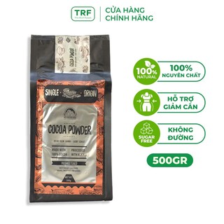 Bột Cacao nguyên chất không đường The Rich Foods Cacao Powder 500g - Premium - ít đắng và ngọt vừa