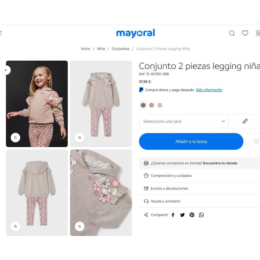 Bộ mayoral dư xịn dành cho bé gái